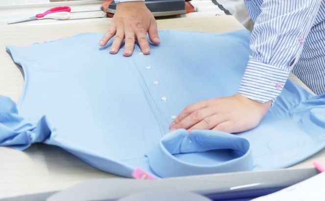 ふるさと納税商品専用オーダー（ふるさと納税 Order）【綿100％形態安定生地】Wrinkle Free 土井縫工所 オーダードレスシャツ《2枚》シャツ オーダー ドレスシャツ 土井縫工所 オンラインショップ　ワイシャツ メンズ ビジネス 日本製