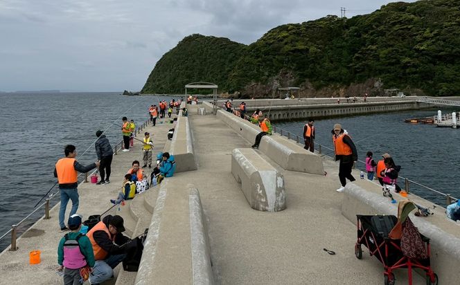 海洋体験施設うみんぐ大島 釣教室体験1名様分【(株)むなかた大島】_HA2028 体験 チケット 福岡県宗像市 宗像市 福岡 宗像