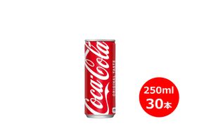 コカ・コーラ　250ml缶　３０本セット 【451】