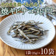 焼キビナゴ丸干し10袋セット(25g×10袋)海産物 きびなご おつまみ おかず【下園薩男商店】akn086-08