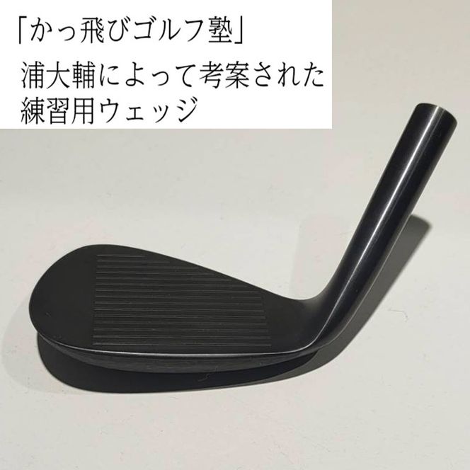 ゴルフウェッジ AIM Design 51.5°10バンス ( ガンブルー ) かっ飛びゴルフ塾 浦大輔 考案 ヘッドのみ ゴルフ ウェッジ