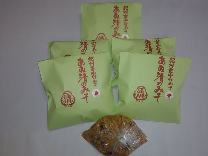 紀州 金山寺みそ 463g×6個 セット 家庭用 簡易包装【金山寺みそ 径山寺味噌 おかず味噌 国産】_A6016