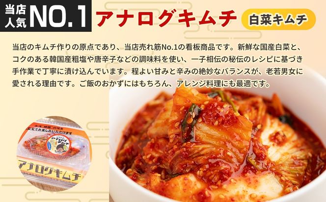 【2カ月定期便】熟成秘伝の高麗人参スプラウトキムチ(1本入り×1袋)【エナキム 健美キムチ 健康志向 熟成キムチ ご飯のお供 発酵食品 手作り 辛味控えめ 国産素材】(H104183)