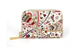 【文庫屋大関】ファスナー 小銭入れ グロッシーハート【皮革工芸品】財布 牛革 コンパクト 東京