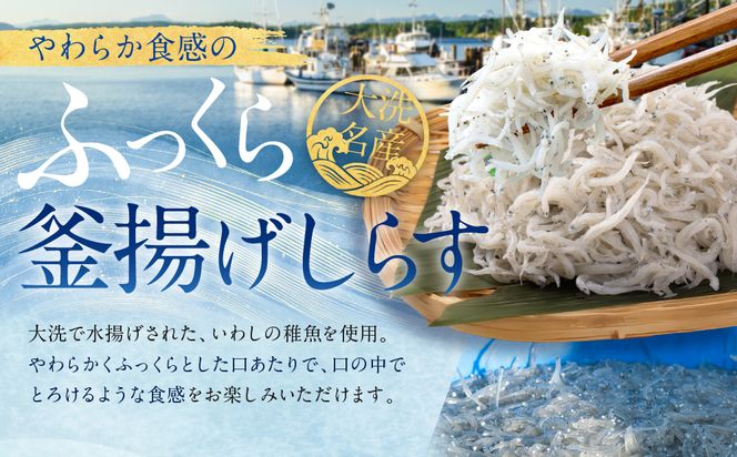 釜揚げしらす 12パック ( 160g × 12パック 約 2kg ) 天然 大洗 しらす シラス 魚 さかな 魚介 離乳食