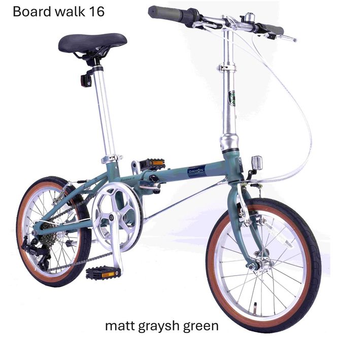 DAHON Int Folding Bike Board walk 16　Matt Graysh Green【四日市市 で人気の返礼品 武田産業 折り畳み自転車 自転車 折りたたみ自転車 折りたたみ式自転車 三重県 四日市市ふるさと納税】