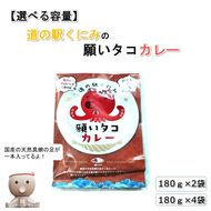 【選べる容量】道の駅くにみの願いタコカレー レトルト 時短 簡単調理 海鮮 真蛸_2802R