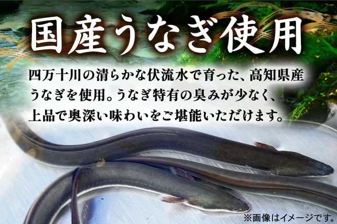 国産うなぎ蒲焼 450g(1パック150g×3) 高知県産 [国産 うなぎ 蒲焼 湯煎 簡単 時短 調理 上品 ふっくら 柔らか 秘伝のたれ 宮城県 利府町 ウツミ水産]|06_rku-090301