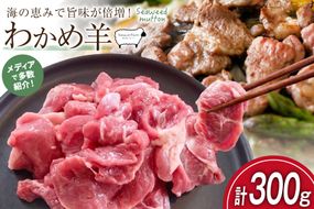 【TVで紹介!】 ラム肉 南三陸 わかめ羊 300g [さとうみ羊牧 宮城県 南三陸町 m304auk330001] ラム 肉 ジンギスカン 羊肉 国産 わかめ 焼肉 キャンプ バーベキュー