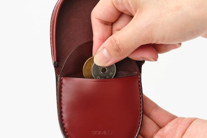SOMES 馬蹄型 コインケース (ダークブラウン) HV-28 SOMES 馬蹄型 コインケース (ダークブラウン) HV-28