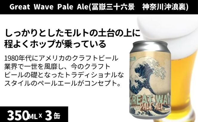 クラフトビール 2種 350ml × 6本 飲み比べ セット 両国麦酒研究所 葛飾北斎 冨嶽三十六景ラベル 地ビール クラフト ビール 缶ビール 詰め合わせ 飲み比べセット お酒 酒 アルコール インディアペールエール ペールエール IPA ipa 冷蔵 東京 墨田区