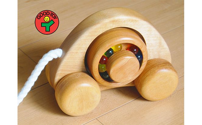 木のおもちゃ「クルクルサンサンカー」 北海道 南富良野町 おもちゃ オモチャ トイ 知育 子供 プレゼント 孫 贈り物 ギフト 雑貨 玩具 工芸品 