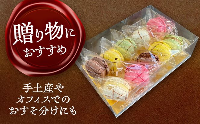 マカロン 10個  お菓子 愛西市 / 有限会社モンシェリー 【配達不可：離島】[AEBB019]