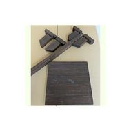 エイジングアンティーク調　三角屋根のバードフィーダー　据え付け用天板＆杭（オプションのみ） ［161P21］ 三角屋根 バードフィーダー 天板 杭 セット オプションのみ 小鳥 おうち エサ台 据え付け 屋外 ナチュラル 据え置く 北米産 木材 防腐 防虫 屋外使用 手作業 ガーデニング インテリア 庭 ベランダ 雑貨 愛知県 小牧市 送料無料