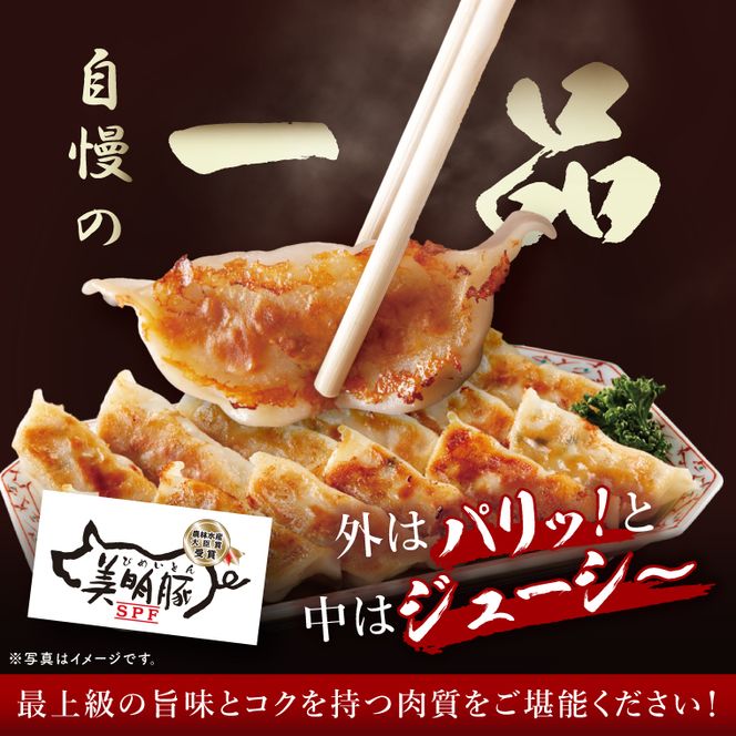 自慢の1品！木村屋の美明豚餃子 80個入り｜肉 お肉 豚肉 美明豚 ブランド豚 国産 餃子 ギョウザ 肉の木村屋 茨城県 行方市(J-21)