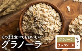 【Your,GURT&GRANOLA】グラノーラ プレーンとチョコレートソースのセット | グラノーラ シリアル 朝食 朝ごはん 食品 おやつ はちみつ チョコ チョコレート 送料無料 岐阜県 瑞穂市