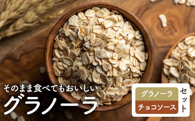 【Your,GURT&GRANOLA】グラノーラ プレーンとチョコレートソースのセット | グラノーラ シリアル 朝食 朝ごはん 食品 おやつ はちみつ チョコ チョコレート 送料無料 岐阜県 瑞穂市