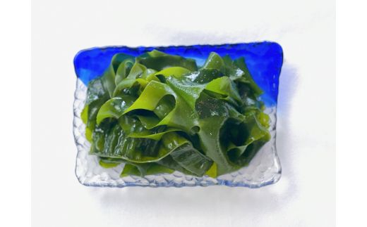 【定期便/年６回/奇数月お届け】釜揚げ塩蔵わかめ（120g×5パック）【マサエイ水産加工】_HB0097
