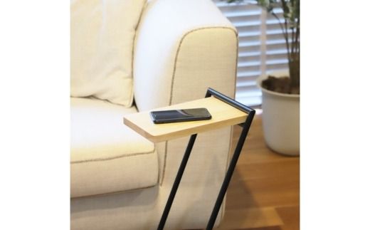 アイアンレッグサイドテーブルHigh ナチュラル(NA) ILST-H-NA