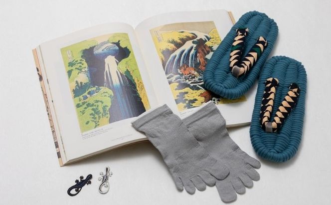 布ぞうり MERI 八つ橋　布草履 室内履き 健康 洗える 墨田区