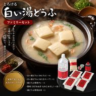 豆腐 とろける 白い湯どうふ ファミリーセット 400g×4丁 計1.6kg 湯豆腐 とうふ セット