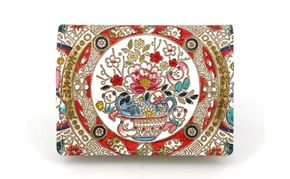 【文庫屋大関】箱まち小銭入れ 唐子【皮革工芸品】 革製品 工芸品 民芸品 牛革 財布 小銭入れ 小物入れ お祝い ギフト プレゼント 墨田区 東京都