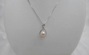 S-20伊勢志摩あこや本真珠ペンダント(P06)SV製