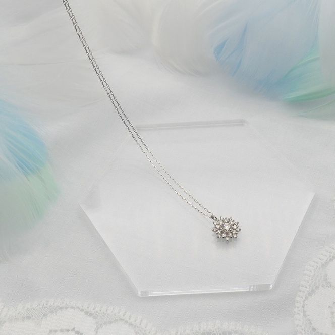 PT900/PT850 0.15ct ダイヤモンド ペンダントネックレス HH-019753 SWBT016-pt