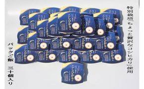 【令和7年産米】簡単便利！食味鑑定士板垣謹製 特別栽培米使用・ちょっと贅沢な新潟県村上市産 コシヒカリ パックご飯 150g×30個　1039038