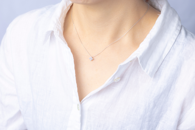 ダイヤモンド ネックレス 4ピース 0.25ct プラチナ ジュエリー ダイヤ PT 山梨 H-４８６３ SWCI018-pt