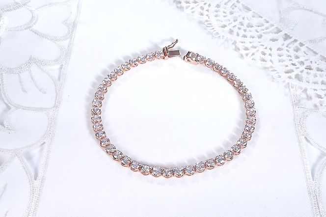 K18PG【5.0ct】ダイヤモンド テニス ブレスレット  CSBL00036-18P SWAV091-b