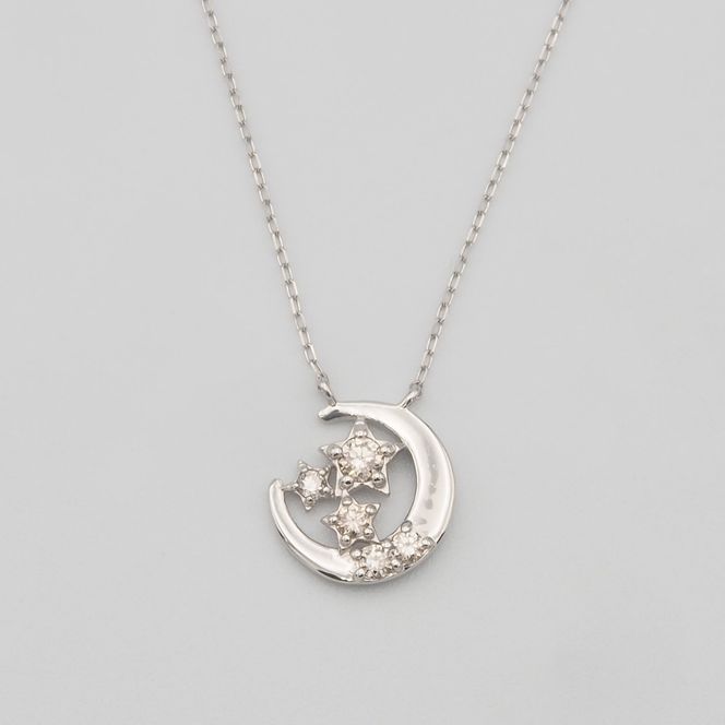 PT900/PT850 0.10ct ダイヤモンド ペンダントネックレス HH-019741 SWBT008