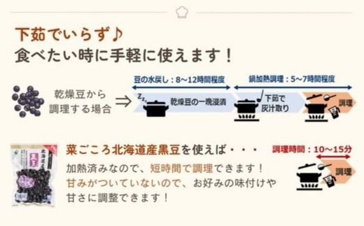 「菜ごころPLUS 北海道産黒豆 140g」×10袋 ※離島への配送不可