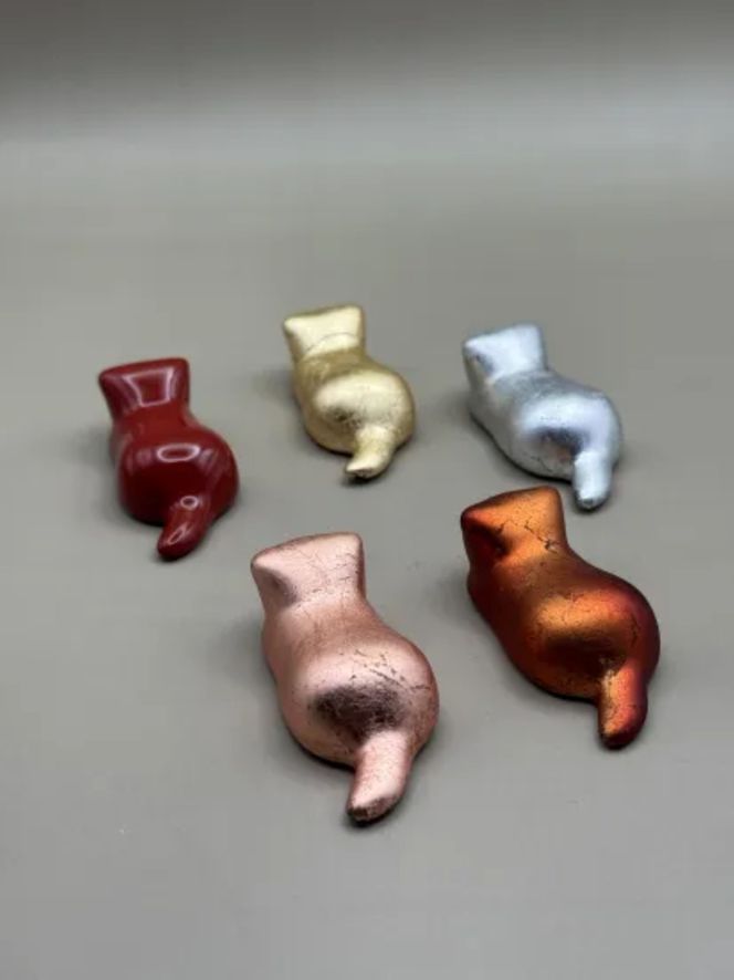 箸置き 猫 箔貼り金［NF235］ 303446_CU90089VC03