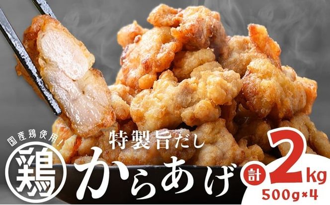 【訳あり・業務用】特製旨だしからあげ 計2kg a65-001