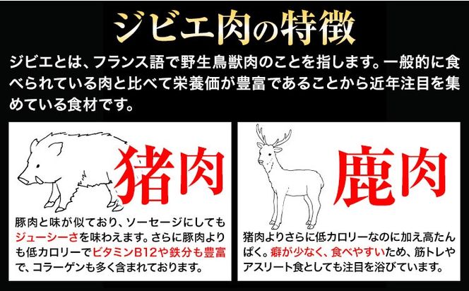 わかやま ジビエ ソーセージ 猪 鹿 10Pセット 1000g 株式会社Meat Factory《30日以内に出荷予定(土日祝除く)》和歌山県 日高川町 ソーセージ ジビエ料理 猪肉 鹿肉 10個 惣菜---wshg_fmfy34_30d_24_14000_10p---