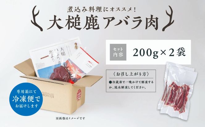 【ジビエ】大槌産 鹿肉（スペアリブ 200g×1パック/200g×2パック計400g）｜岩手県 大槌ジビエ いわて iwate 三陸 MOMIJI