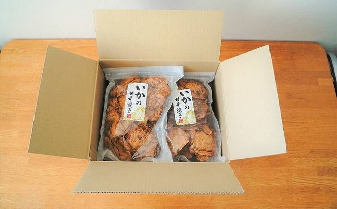 パリッと食感に甘辛だれ！噛めば噛むほど旨味が溢れる逸品 いかの甘辛焼き 1.15kg（230g×5袋）おつまみ せんべい おつまみ 海鮮 乾物 和菓子 醤油味 お菓子 おやつ 煎餅 小分け パック チャック付き袋 海鮮せんべい えびせん家族 人気 高リピート H011-162