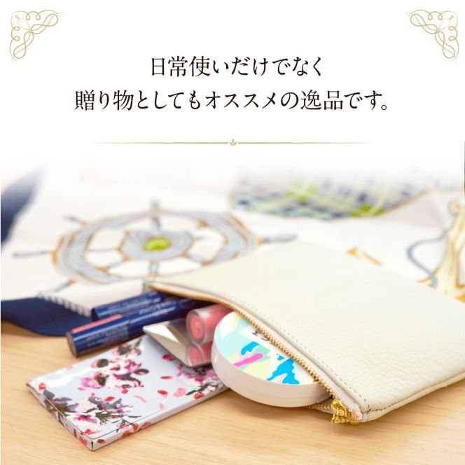 本革製ポーチ[074K07]