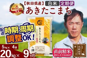 ※令和7年産※《定期便9ヶ月》秋田県産 あきたこまち 20kg【白米】(5kg小分け袋) 2025年産 お届け周期調整可能 隔月に調整OK お米 みそらファーム [みそらファーム 秋田 お米 あきたこまち 米どころ 東北 北秋田市 秋田県産 冷めてもおいしい おにぎり おむすび お弁当 白米]|msrf-12209