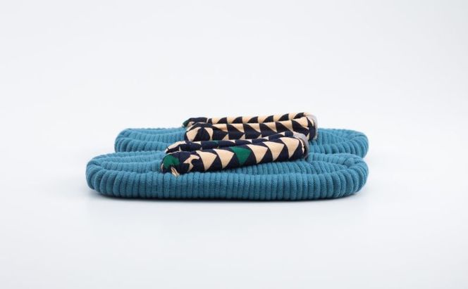 布ぞうり MERI 八つ橋　布草履 室内履き 健康 洗える 墨田区