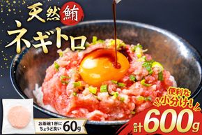 【準備でき次第発送】 マグロ ネギトロ 天然 まぐろたたき 冷凍 60g 10パック 計600g 小分け FY02 [トライ産業 静岡県 吉田町 22424331] まぐろ 鮪 冷凍 個包装 刺身 海鮮丼 ねぎとろ 手巻き寿司 ふるさと納税