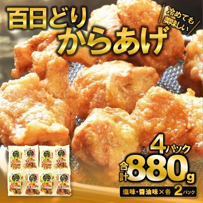 【簡単！ジューシー！】播州百日どり　からあげ880g（4袋入)（tokusan-60）