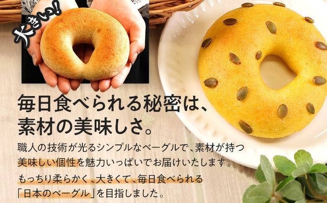 【無添加／国産】ベーグルセット（国産小麦と福岡県産全粒粉ブレンド） 10種 やわらかい パン 詰め合わせ 冷凍 無添加 福岡県 福岡 九州 グルメ お取り寄せ ※沖縄・離島は配送不可