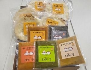 【定期便】5カ月間毎月届く！月替りインド亭カレー5個＆チーズナン5枚セット