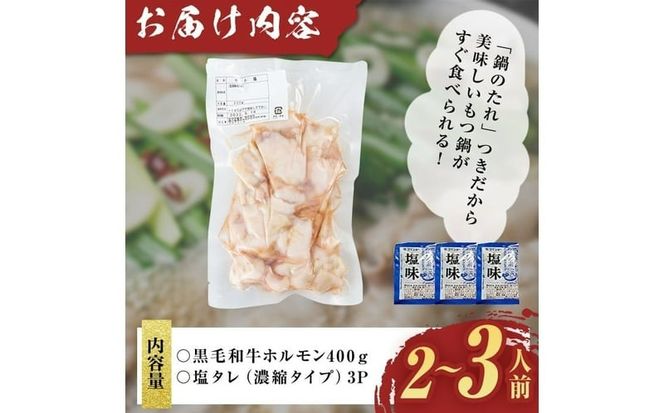 国産黒毛和牛ホルモン もつ鍋セット(2～3人前) p9-042