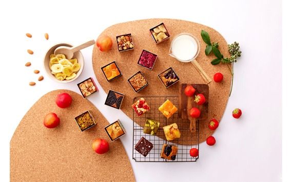 ナガラタタン　奏でる積み木　パウンドケーキ詰め合わせ12個入り  [No.1027]