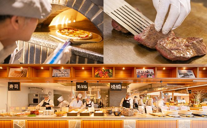 洞爺湖万世閣ホテルレイクサイドテラス ロウリュサウナ日帰り・夕食付 1名様分 お食事券 チケット 温泉利用券 