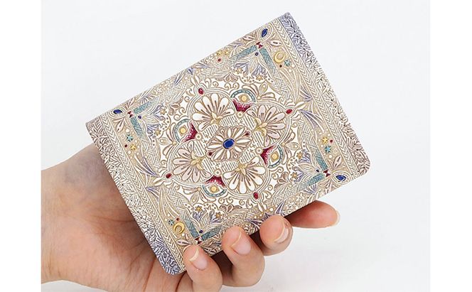 【文庫屋大関】箱まち小銭入れ　夢幻のタピ【皮革工芸品】 ファッション小物 財布 民芸品 