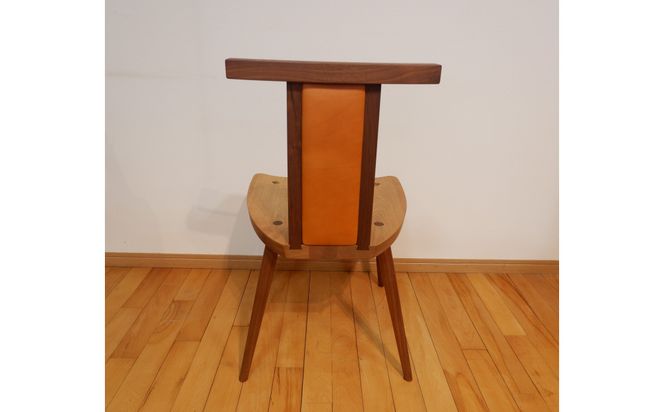 ダイニングチェア（本革キャメル） 372013_LL003VC02